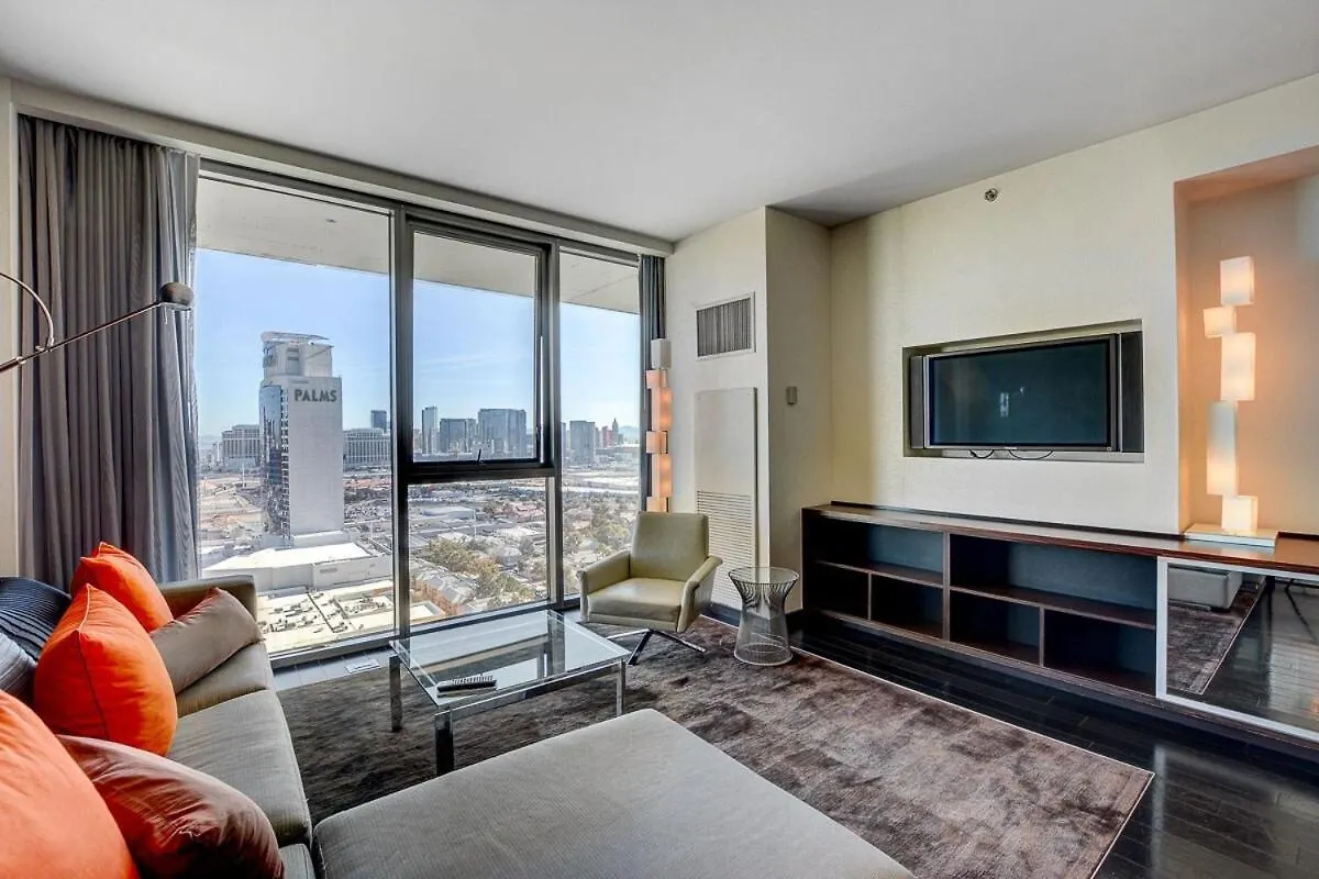 Luxury Strip View Studio- Palms Place Las Vegas Apartament